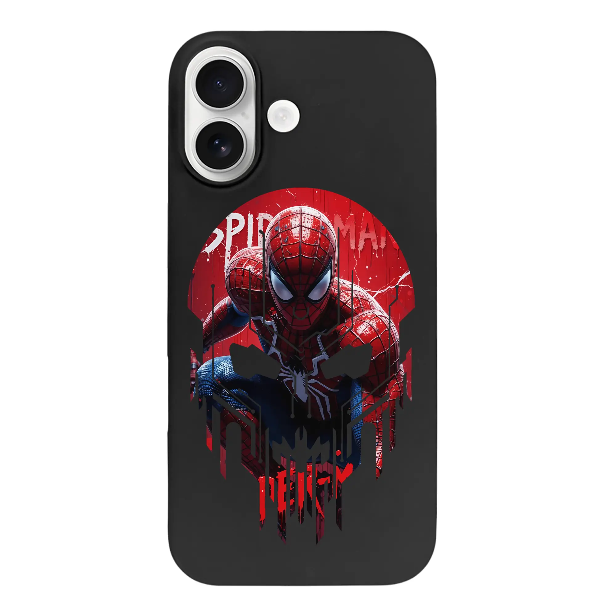 アベンジャーズ (Avenjāzu) グッズ スパイダーマン（Spider-Man） - iPhone 17 シリーズ シリコンケース 薄型 耐衝撃 指紋防止 ソフトタッチカバー 精密フィット 傷防止 保護ケース iPhone 17/17 Air/17 Pro/17 Pro Max 対応